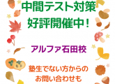 中間テスト対策好評開催中！